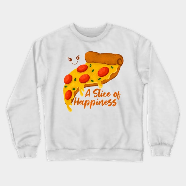 A Slice of Happiness Crewneck Sweatshirt by Kimprut